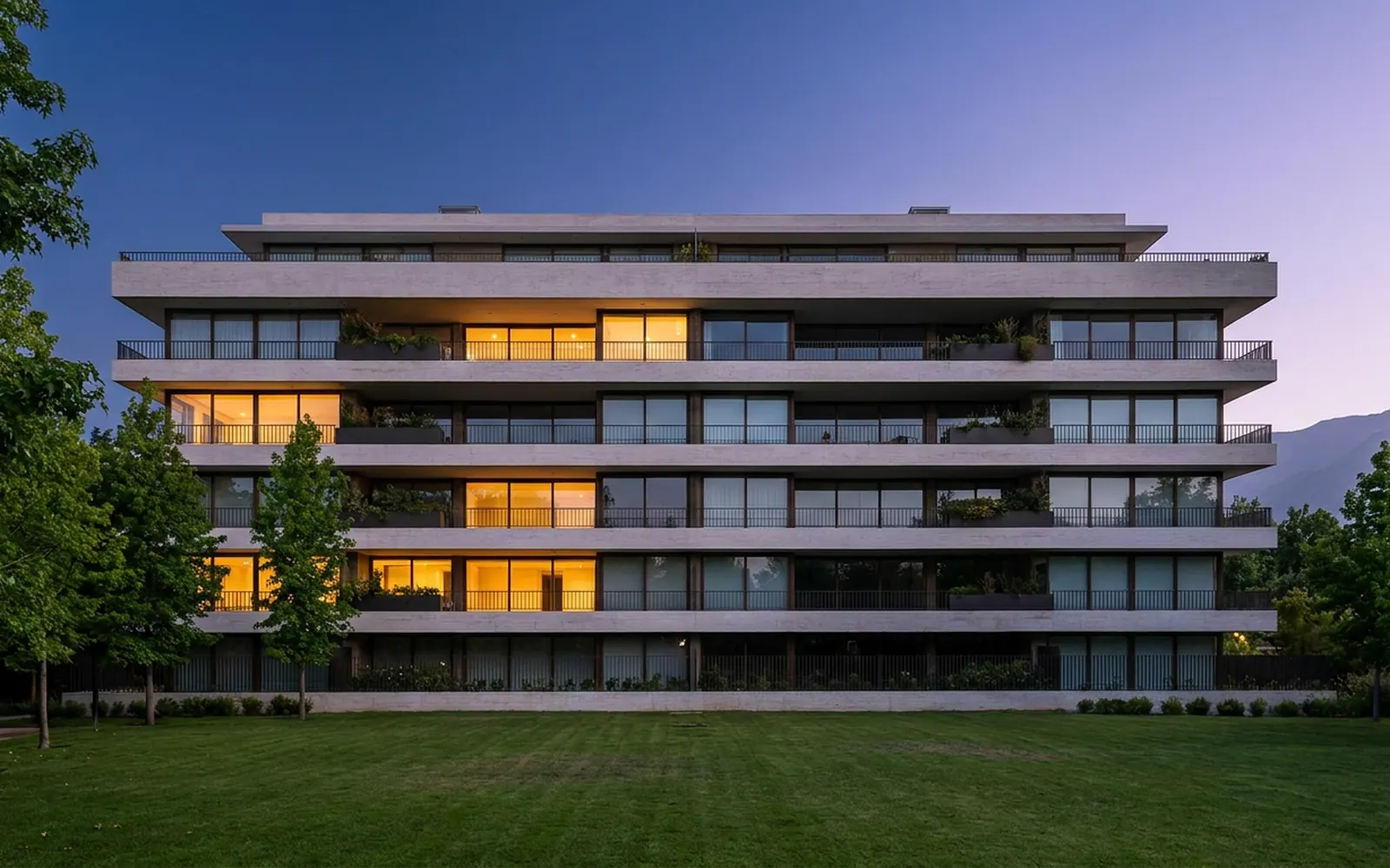 Imagen referencial de un edificio residencial en Alicante, Las Condes