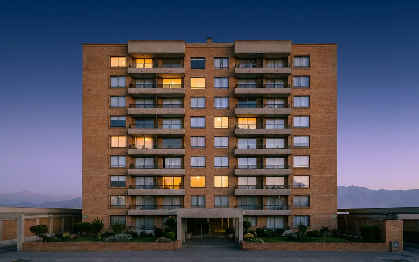 Imagen referencial de un edificio residencial en José Miguel Carrera, Santiago