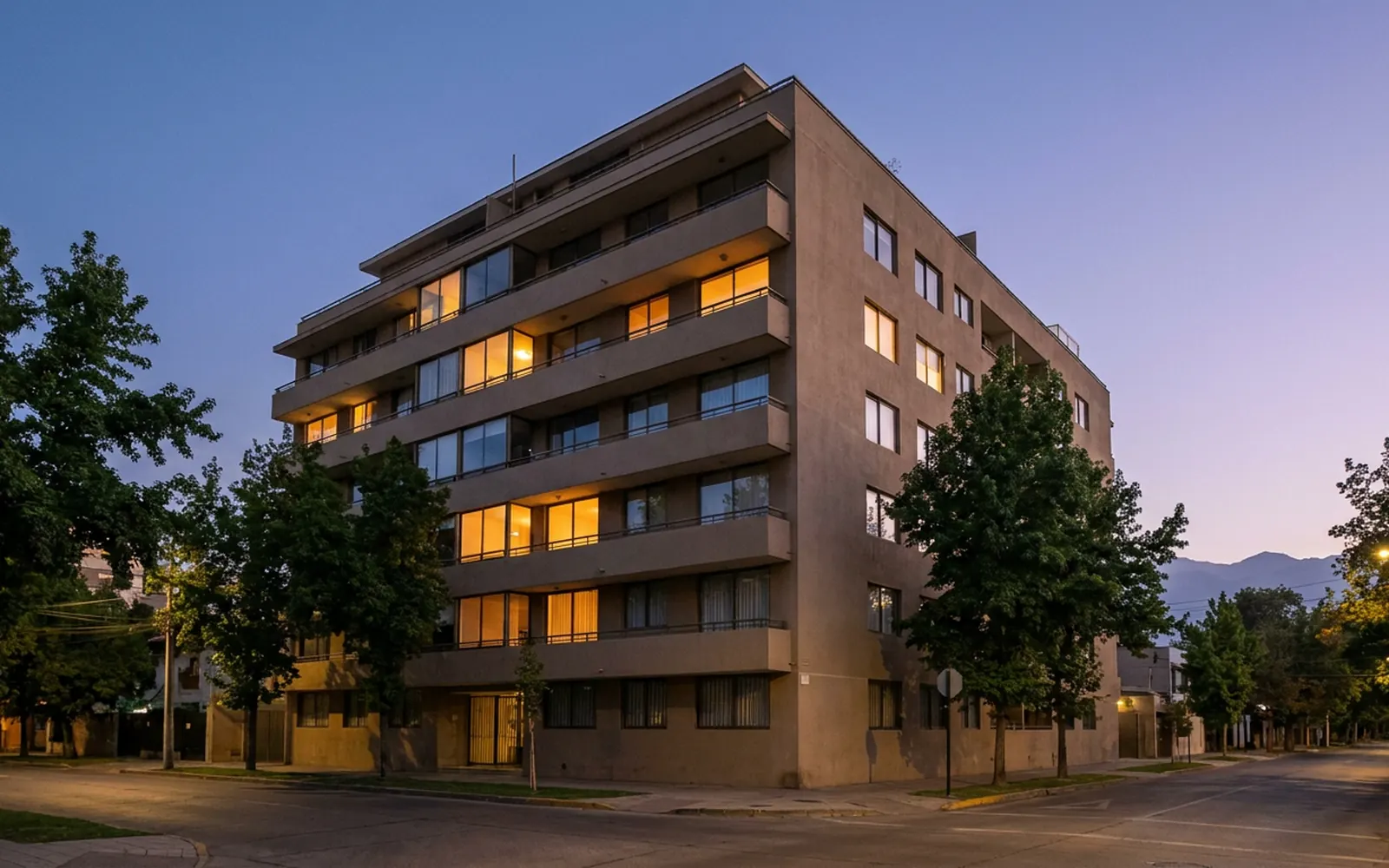 Imagen referencial de un edificio residencial en Sazié, Santiago